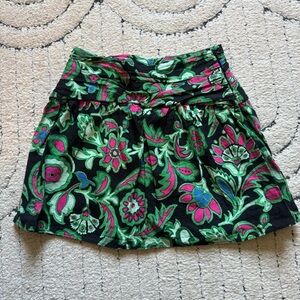 Zara Vibrant Floral Mini Skirt